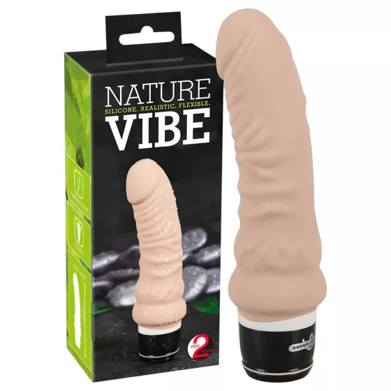 You2Toys - vibrátor - realistický tvar - silikón/natúr