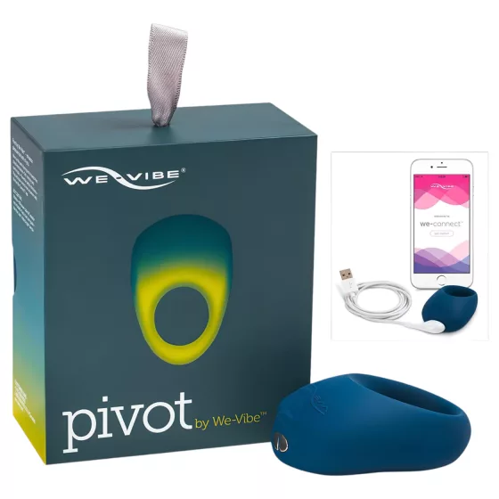We-Vibe Pivot - vibračný erekčný krúžok - nabíjateľný - tmavomodrý