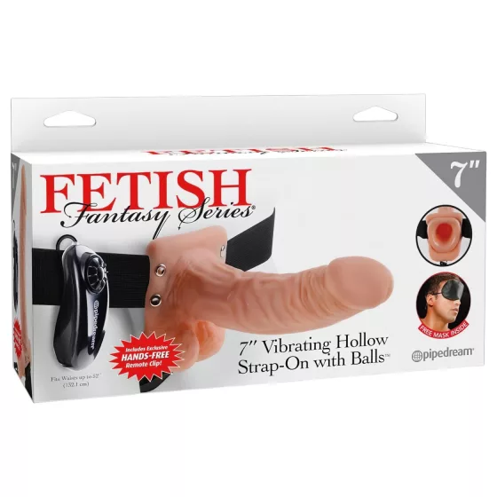 Pipedream - Fetish Strap-on 7 - nasadzovací vibrátor (prírodný)