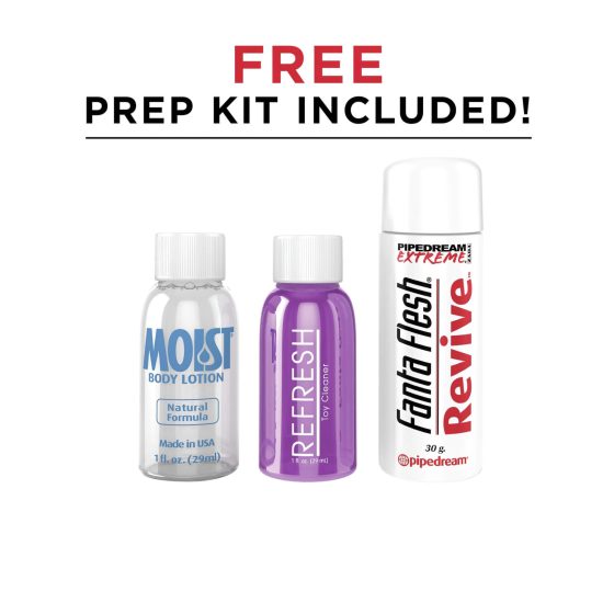 PDX - masturbátor pre mužov - sání a vibrácie - čierny