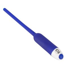   You2Toys Vibrating Silicone Dilator Hollow - dutý silikónový vibrátor močovej trubice - modrý (7mm)