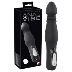 You2Toys - análny vibrátor s posuvným pohybom - čierny