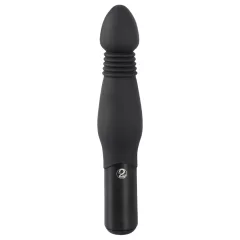 You2Toys - análny vibrátor s posuvným pohybom - čierny