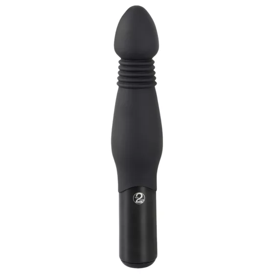 You2Toys - análny vibrátor s posuvným pohybom - čierny