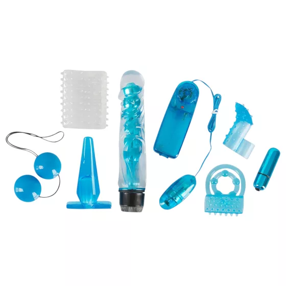 You2Toys - vibračný set - 8 dielov - modrý