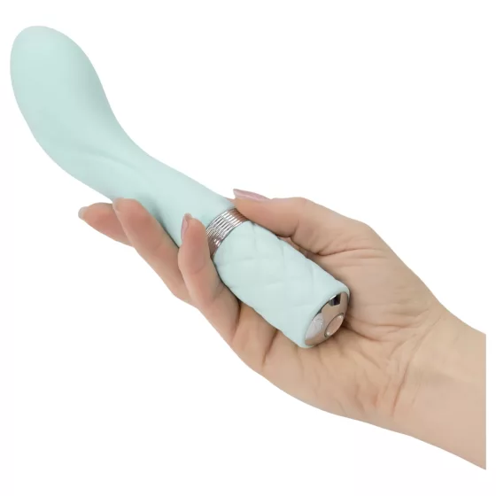 Pillow Talk Sassy - vibrátor na bod G - nabíjateľný - tyrkysový