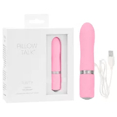   Pillow Talk Flirty - vibrátor tyčový nabíjateľný - ružový