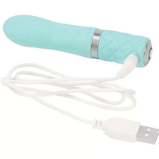 Pillow Talk Flirty - vibrátor na batériu - tyčový - tyrkysový