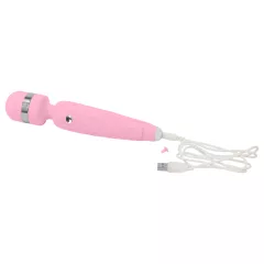   Pillow Talk Cheeky Wand - akumulátorový masážny vibrátor (ružový)