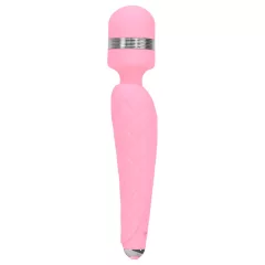   Pillow Talk Cheeky Wand - akumulátorový masážny vibrátor (ružový)