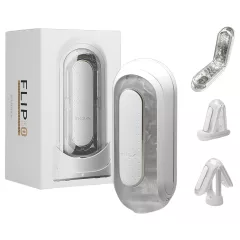 TENGA Flip Zero - vibračný masturbátor - biely