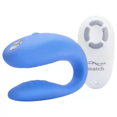   We-Vibe Match - párový vibrátor - vodotesný, nabíjateľný - modrý