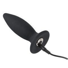   Black Velvet S - nabíjací análny vibrátor pre začiatočníkov - malý (čierny)
