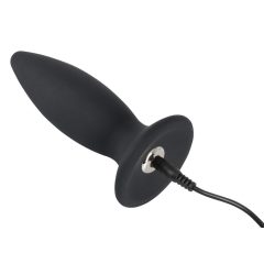   Black Velvet M - nabíjací análny vibrátor pre stredne pokročilých (čierny)