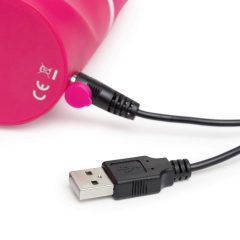   Happyrabbit G-bod - vodotesný, dobíjací vibrátor s tyčinkou (ružový)