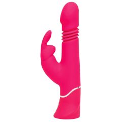   Happyrabbit Thrusting - nabíjací vibrátor s posuvom a ramienkom na klitoris (ružový)