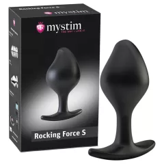   mystim Rocking Force S - elektro análny kolík - malý (čierny)