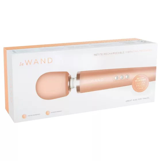 le WAND Petite prémiový wand vibrátor (Rose Gold)
