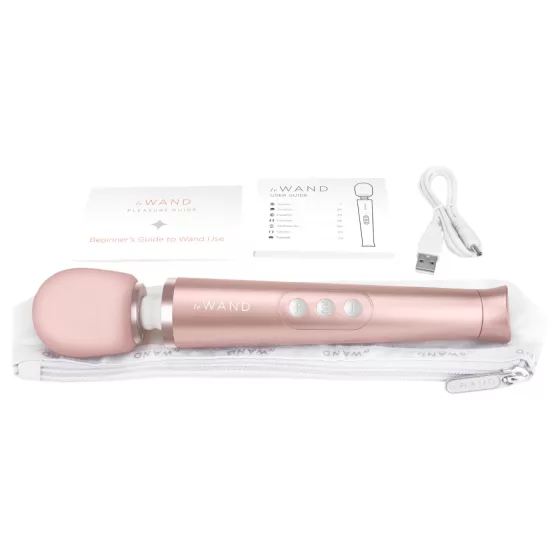le WAND Petite prémiový wand vibrátor (Rose Gold)
