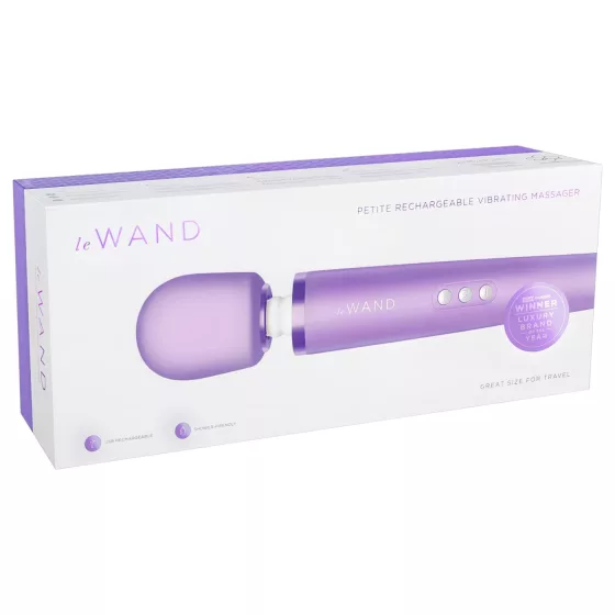 Le Wand Petite - exkluzívny akumulátorový masážny vibrátor (fialový)