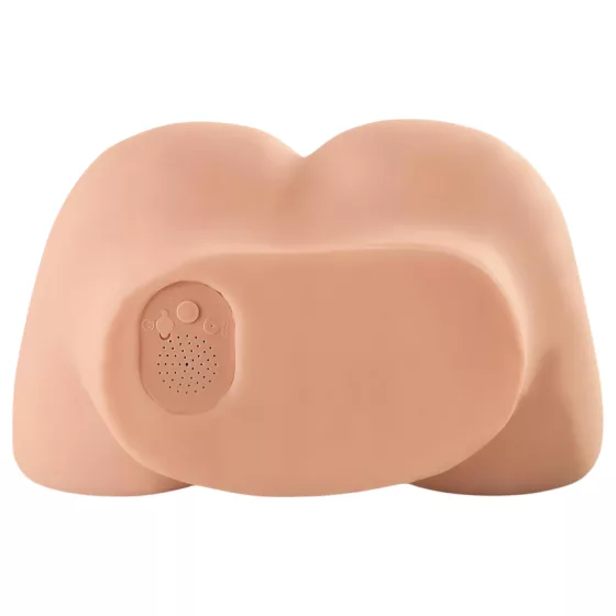 Interactive Fuck Me Silly - masturbátor prdel - interaktívny - prírodná farba