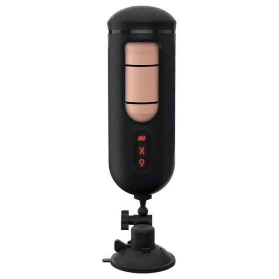 PDX Elite - masturbátor na penis s vibráciou - čierny