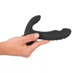   Rebel - vibrátor na prostatu s rotujúcimi perličkami - čierny