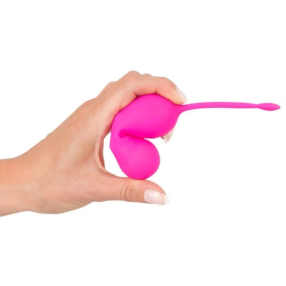 SMILE Love Balls - akumulátorové, rádiové vibračné vajíčko (ružové)