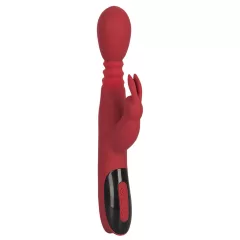   You2Toys Massager - posuvno‑rotačný, ohrievací vibrátor na bod G (červený)