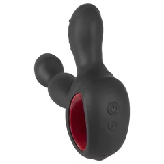   You2Toys - vibračný masážny prístroj na prostatu - rotujúci, hrejivý - čierny