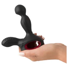   You2Toys - vibračný masážny prístroj na prostatu - rotujúci, hrejivý - čierny