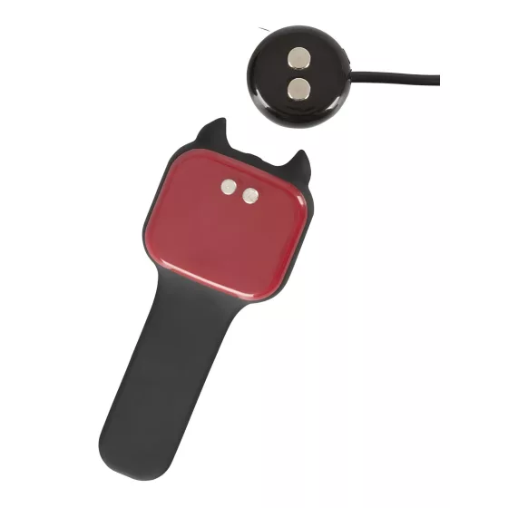 You2Toys - vibračný masážny prístroj na prostatu - rotujúci, hrejivý - čierny