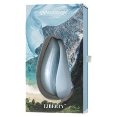   WOMANIZER LIBERTY- nabíjací, vodotesný stimulátor klitorisu (modrý)