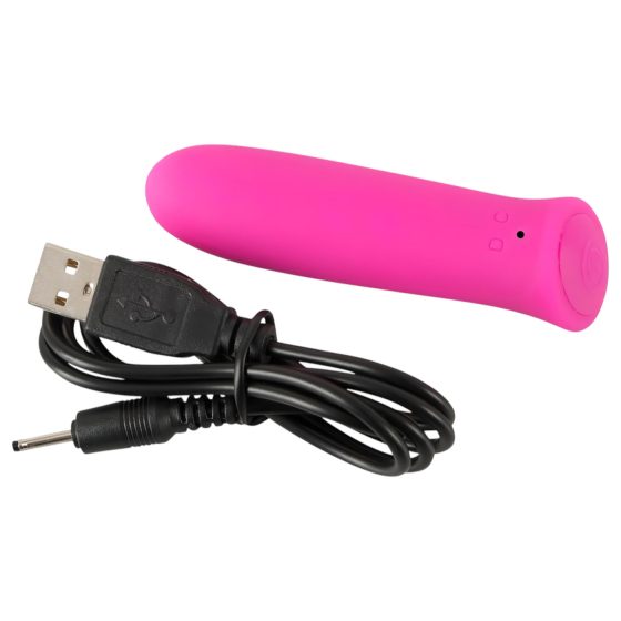 SMILE Power Bullet - nabíjateľný, extra silný mini vibrátor (ružový)