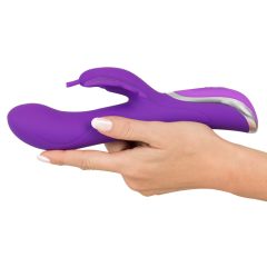   SMILE Rotating Turbo - nabíjací vibrátor s rotačnou hlavicou a stimulátorom klitorisu (fialový)