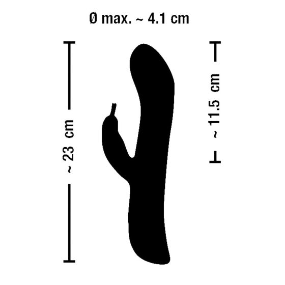SMILE Rotating Turbo - nabíjací vibrátor s rotačnou hlavicou a stimulátorom klitorisu (fialový)