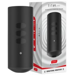   Kiiroo Titan Experience - nabíjateľný interaktívny masturbátor (čierny)