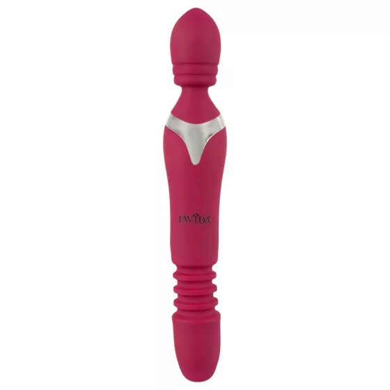 Javida Thrusting - 3v1 masážny vibrátor (červený)