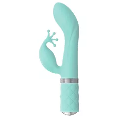   / Pillow Talk Kinky - akumulátorový, 2-motorový vibrátor na bod G (tyrkysový)