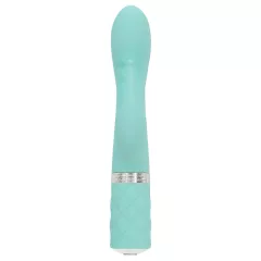   / Pillow Talk Kinky - akumulátorový, 2-motorový vibrátor na bod G (tyrkysový)