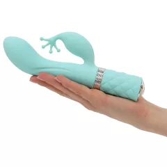   / Pillow Talk Kinky - akumulátorový, 2-motorový vibrátor na bod G (tyrkysový)
