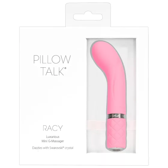Pillow Talk Racy - vibrátor na G bod - úzky - nabíjateľný - ružový