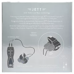   HOT Octopuss JETT - vibračný stimulátor penisu - 2 motory - čierny
