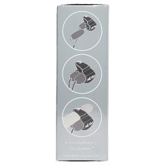   HOT Octopuss JETT - 2-motorový žaluďový vibrátor (čierny)