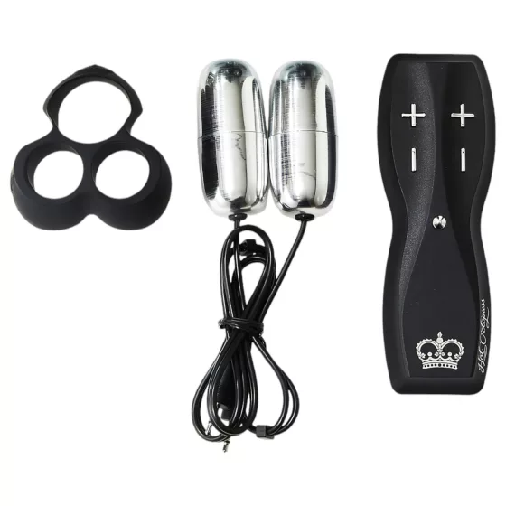 HOT Octopuss JETT - vibračný stimulátor penisu - 2 motory - čierny
