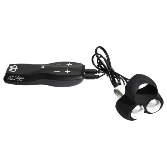 HOT Octopuss JETT - vibračný stimulátor penisu - 2 motory - čierny