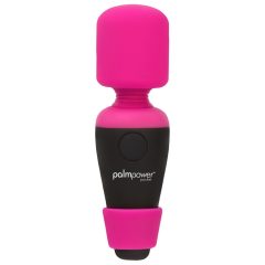   PalmPower Pocket Wand - nabíjací masážny vibrátor (ružovo-čierny)