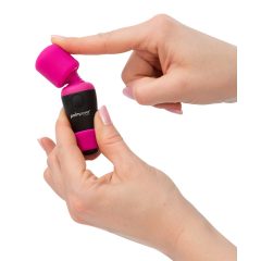   PalmPower Pocket Wand - nabíjací masážny vibrátor (ružovo-čierny)