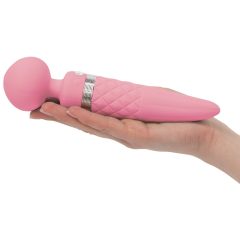   Pillow Talk Sultry - vyhrievaný masážny vibrátor s dvojitým motorom (ružový)