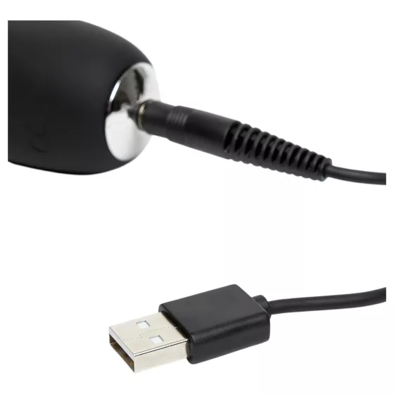 Happyrabbit - vibrátor na bod G - štíhly tvar - čierny